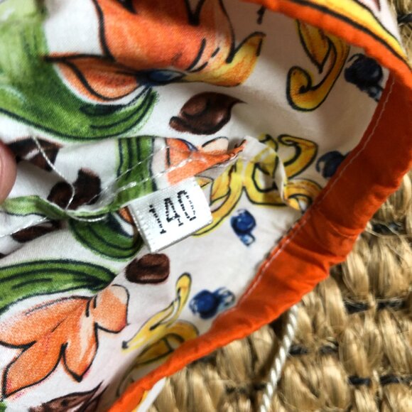 Dolce & Gabbana Girls Printed Cotton Top with rope strap details 10-12 years - Picture 4 of 6